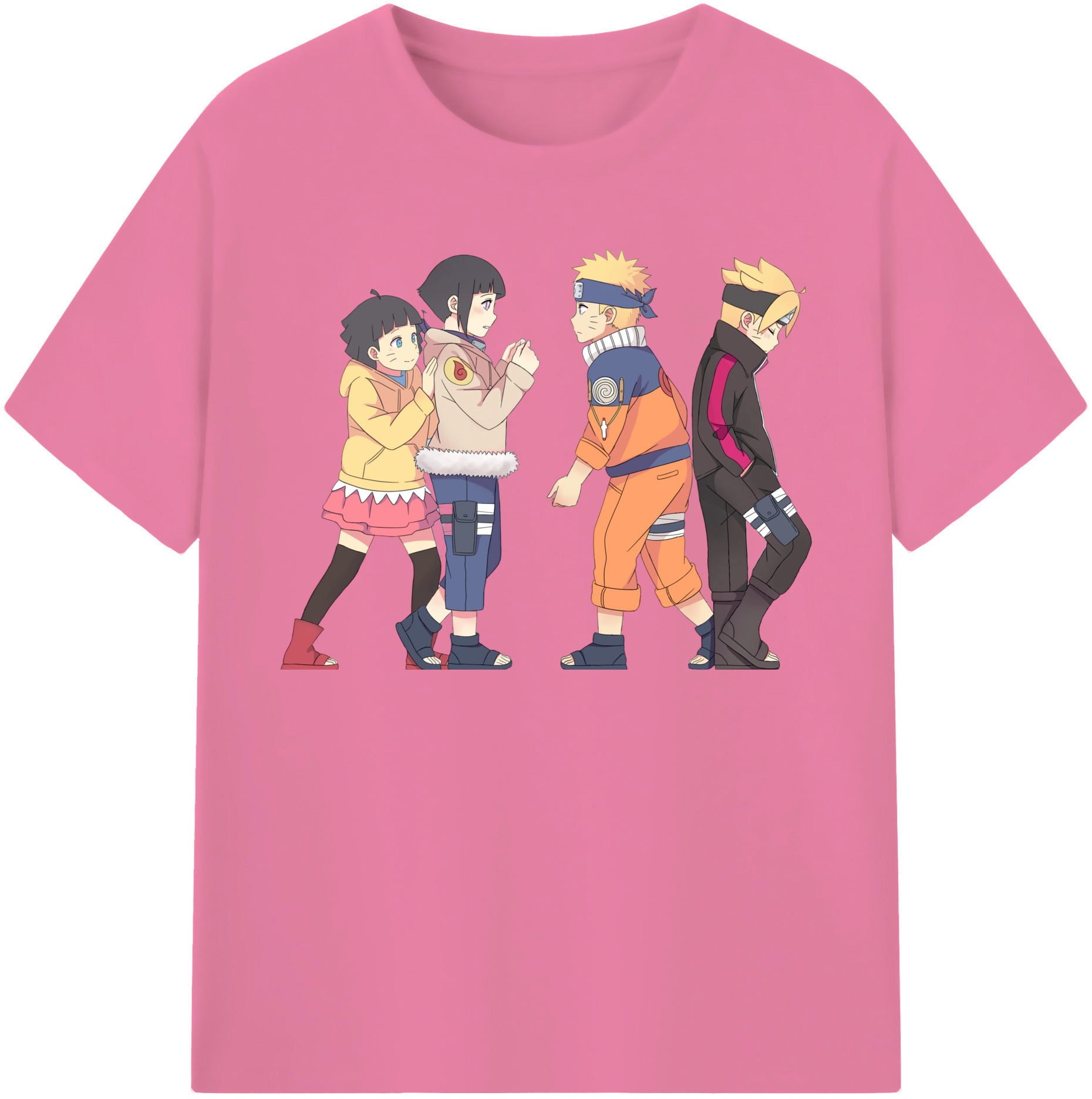（画像用） NARUTO -ナルト- うずまき ナルト Uzumaki Naruto 綿100％半袖Tシャツ（フロントプリント）